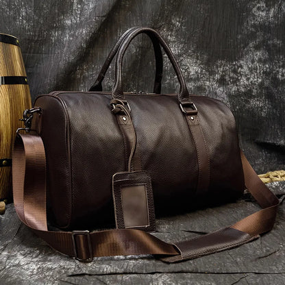 Voyager Luxe Leather Duffle