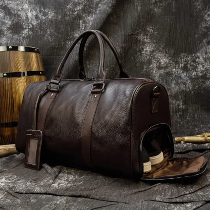 Voyager Luxe Leather Duffle