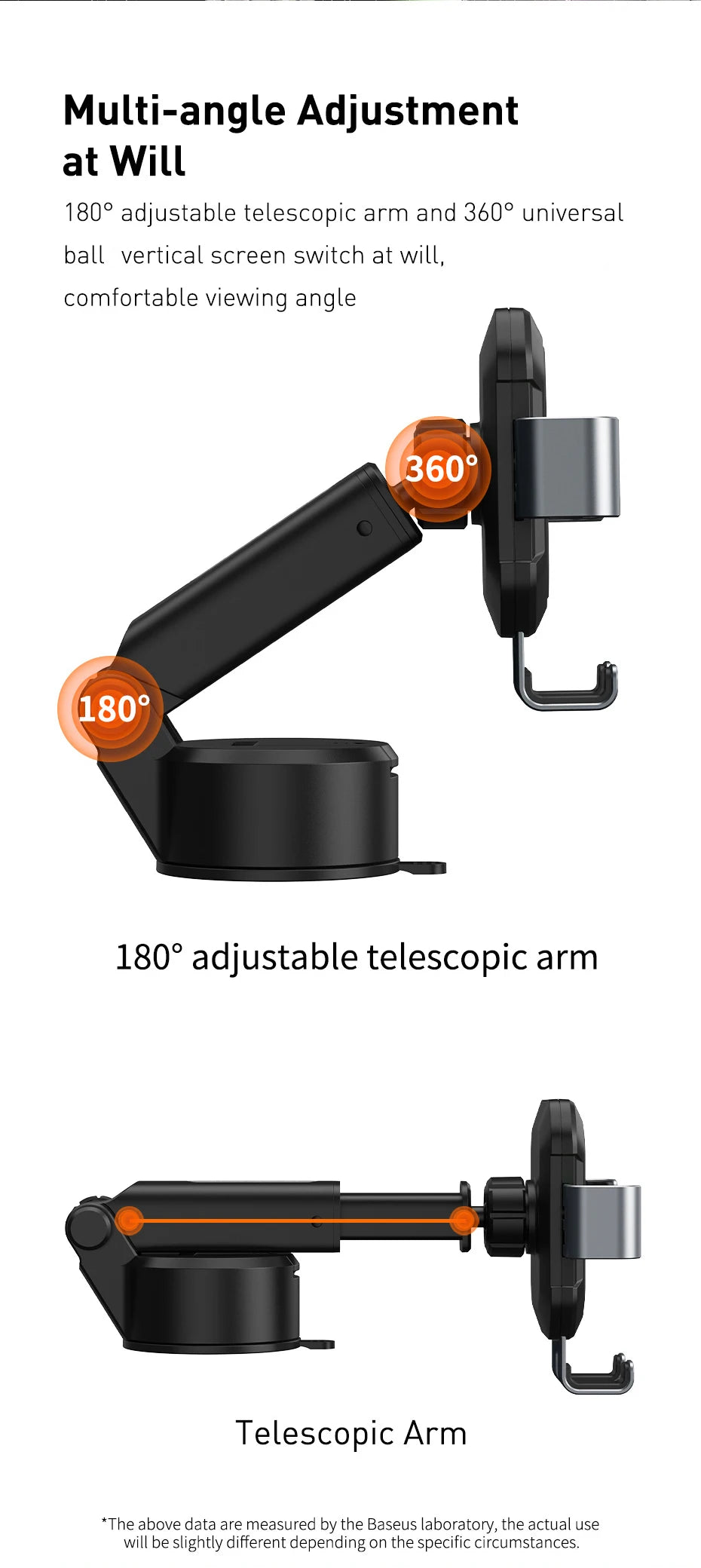 Gravity Car Phone Holder Adjustable Auto Support With Suction Base for iPhone Xiaomi Mobile phone Car Phone Mount Stand