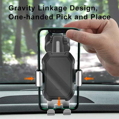 Gravity Car Phone Holder Adjustable Auto Support With Suction Base for iPhone Xiaomi Mobile phone Car Phone Mount Stand