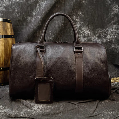 Voyager Luxe Leather Duffle