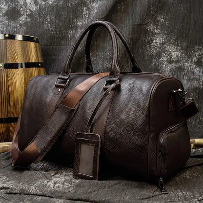 Voyager Luxe Leather Duffle