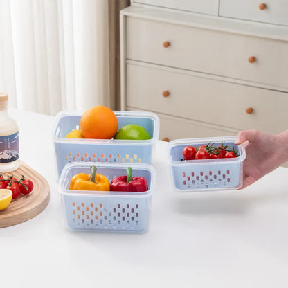 Drain Basket Refrigerator Preservation Storage Box