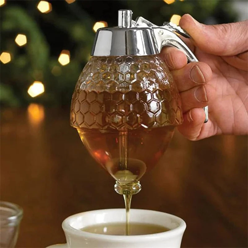 Honey Jar Bee Drip Dispenser Kettle Squeeze Bottle