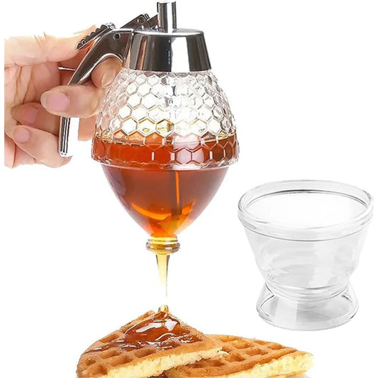 Honey Jar Bee Drip Dispenser Kettle Squeeze Bottle