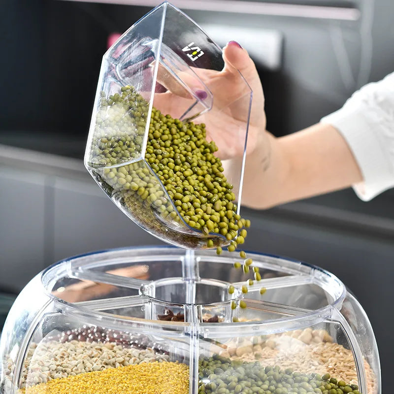 360 Degree Rotating Rice and Grain Dispenser