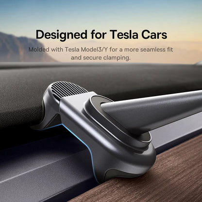 Solar Electric Car Phone Holder Stand 360 Degree Rotation Tele Phone Support Mount for Tesla Model Y 3