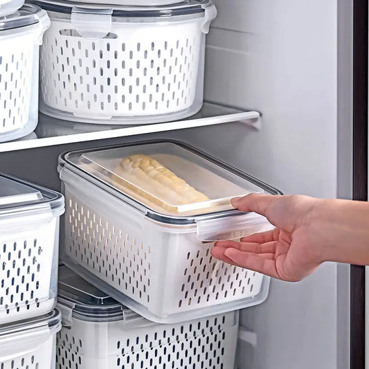 Drain Basket Refrigerator Preservation Storage Box